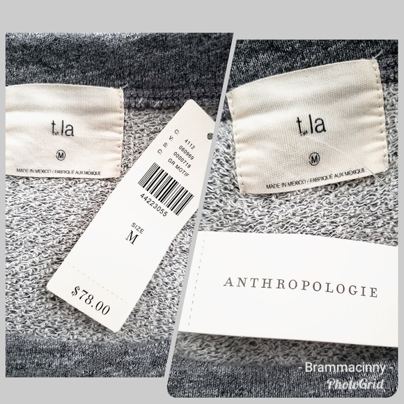 Anthropologie T.La Printed Crewneck Sweatshirt - Picture 6 of 8